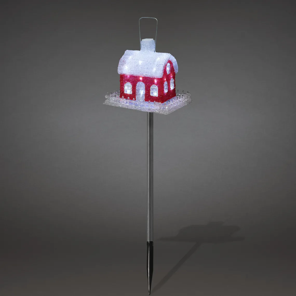 Fuglehus med LED lys