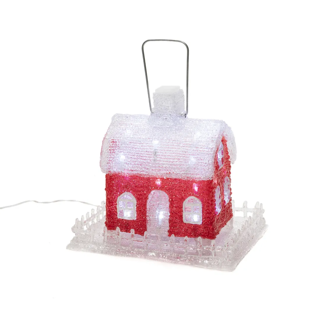 Fuglehus med LED lys