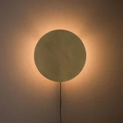 Fullmoon 25cm vegglampe - Sølv