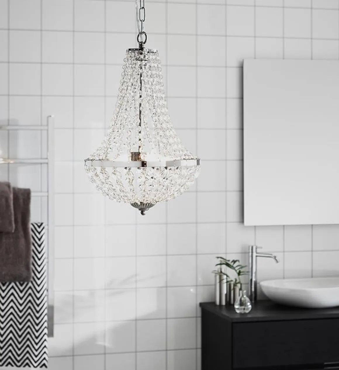 Gransø lyskrone IP44 - Krom - Krom