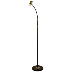Gusto singel gulvlampe - Svart