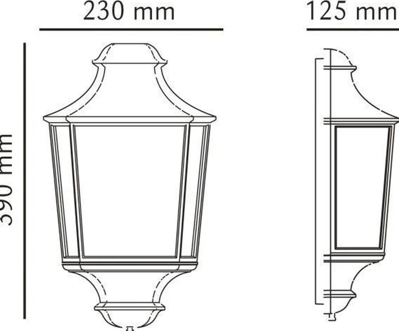 Hamlet vegglampe
