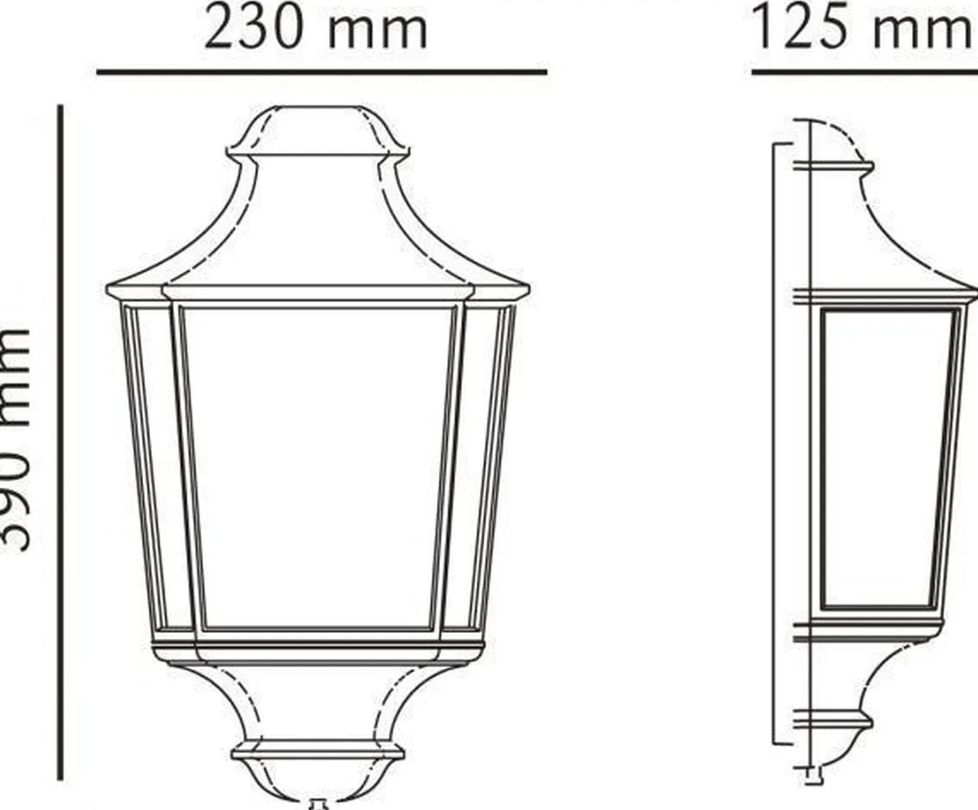 Hamlet vegglampe