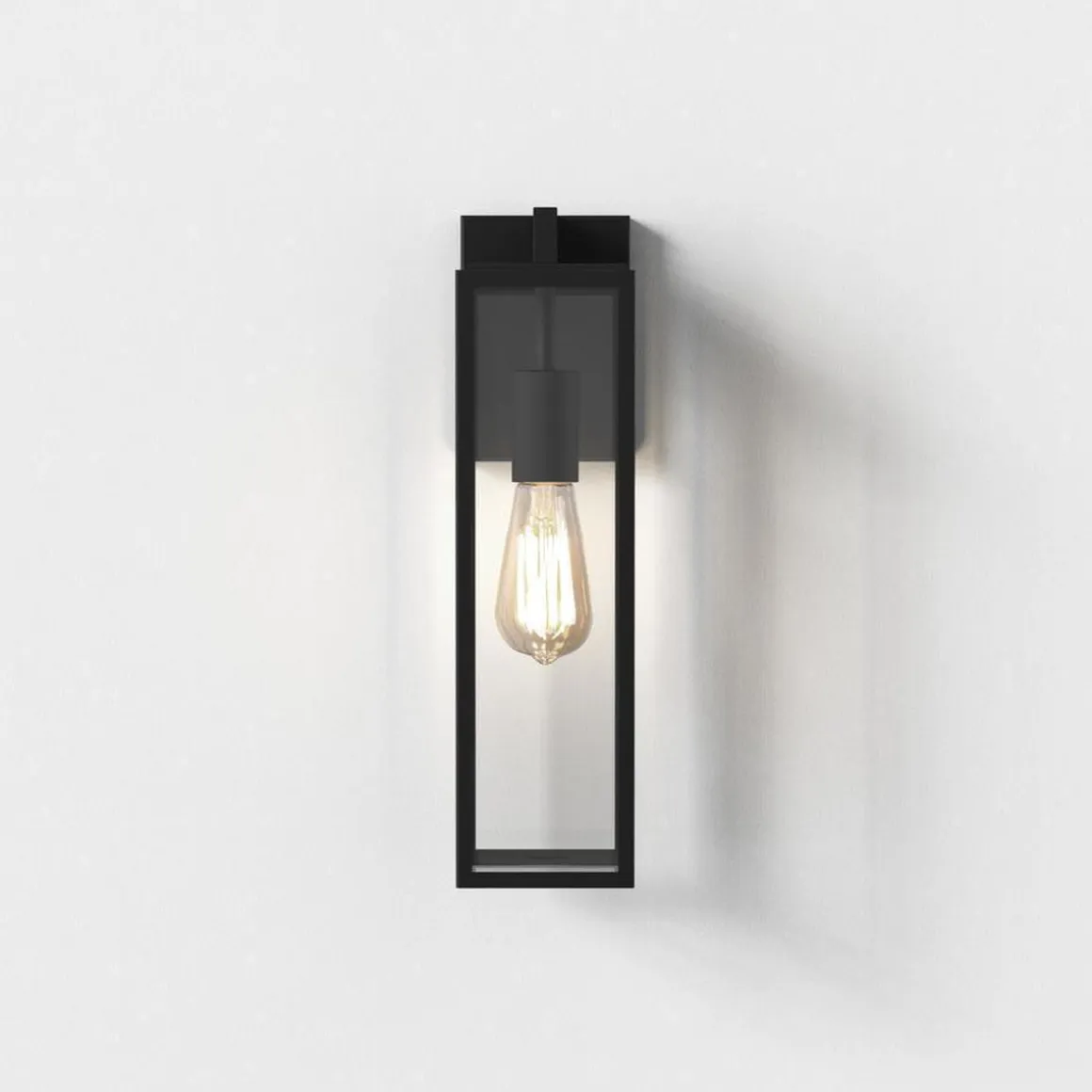 Harvard Lantern vegglampe utendørs IP44 - Svart