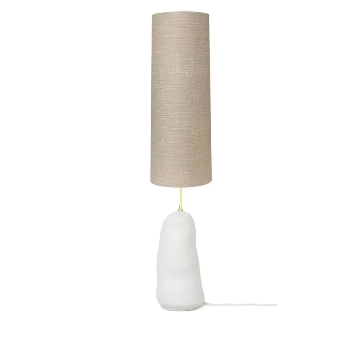 Hebe Gulvlampe Hvit/Sand