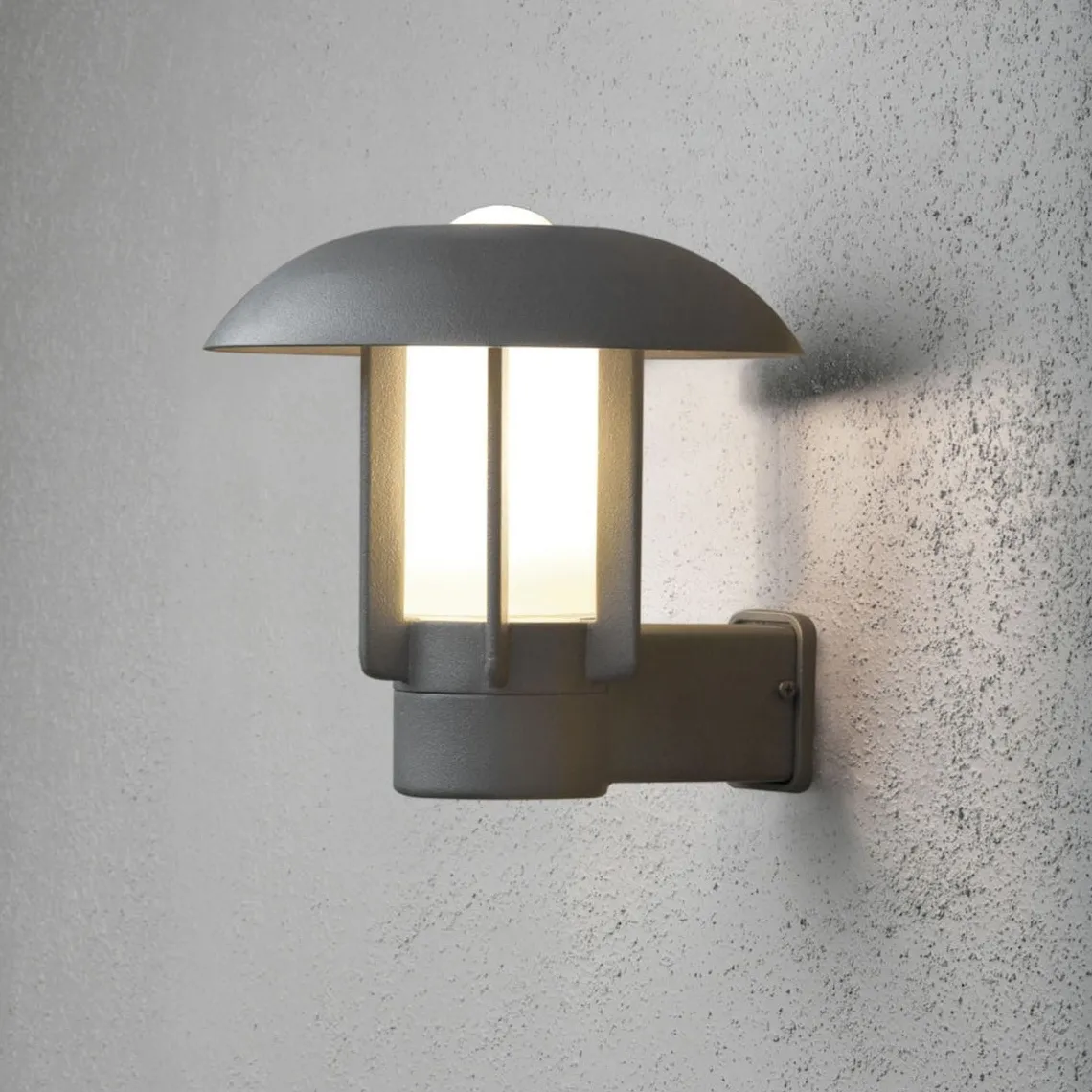 Heimdal vegglampe utendørs IP44 - Grå