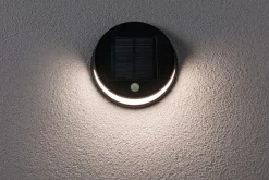 Helena vegglampe utendørs 3W 3000 Kelvin m/bevegelses sensor - Solcelle