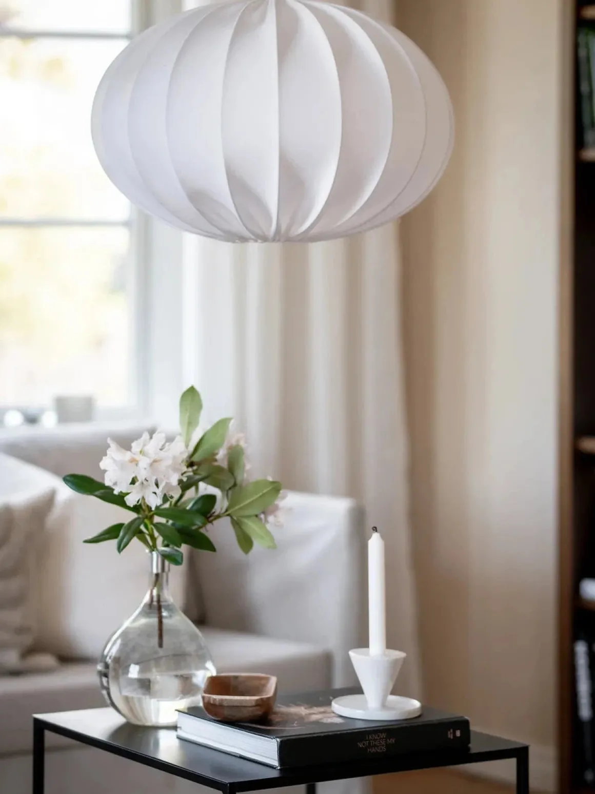 Hilma taklampe 60 cm - Hvit