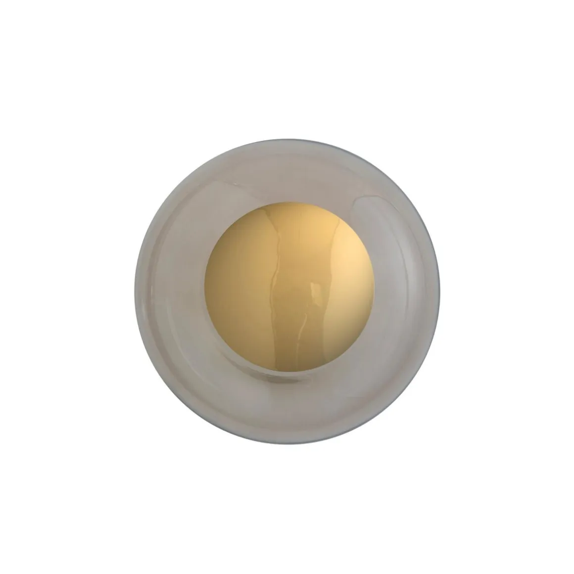 Horizon taklampe/vegglampe S - Kastanje brun/Gull