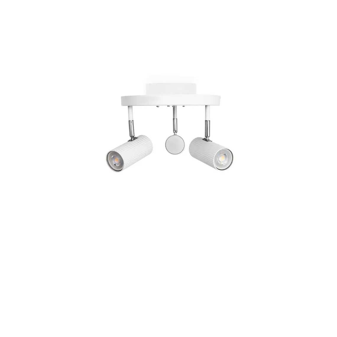 Hubble 3 taklampe rund - Hvit