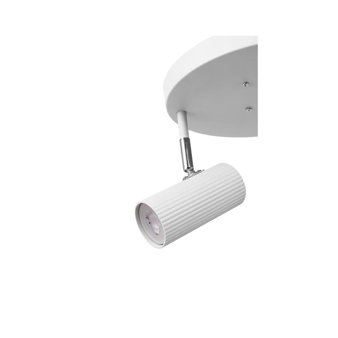 Hubble 3 taklampe rund - Hvit