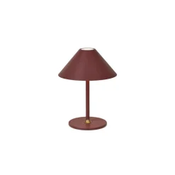 Hygge bordlampe 19 oppladbar - Rødbrun