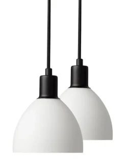 Ida takpendel 12 cm 2-pak - Hvit/Svart