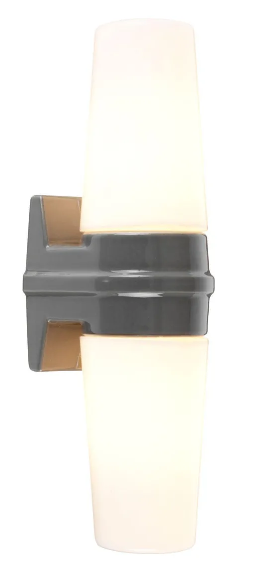 Ifø Bernadotte dobbel vegglampe IP44