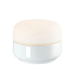 Ifø Ohm 140/115 tak/vegg 10W led dimbar IP44 - 2700K - Hvit/Opal glass