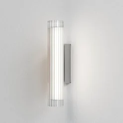 Io 420 vegglampe IP44 - Krom