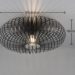 Johann taklampe 50 - Svart