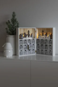 Julekalender med lys - Batteridrevet