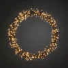 Julekrans 50 cm 600 led dimbar