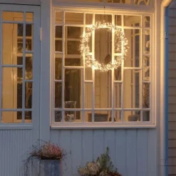 Julekrans 50 cm 600 led dimbar