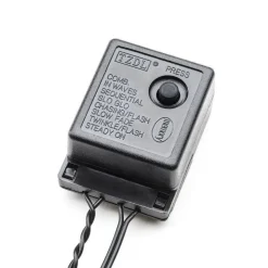 Juletrelys 8,5m - Cluster 1152 multifunksjon Led IP44 - Amber
