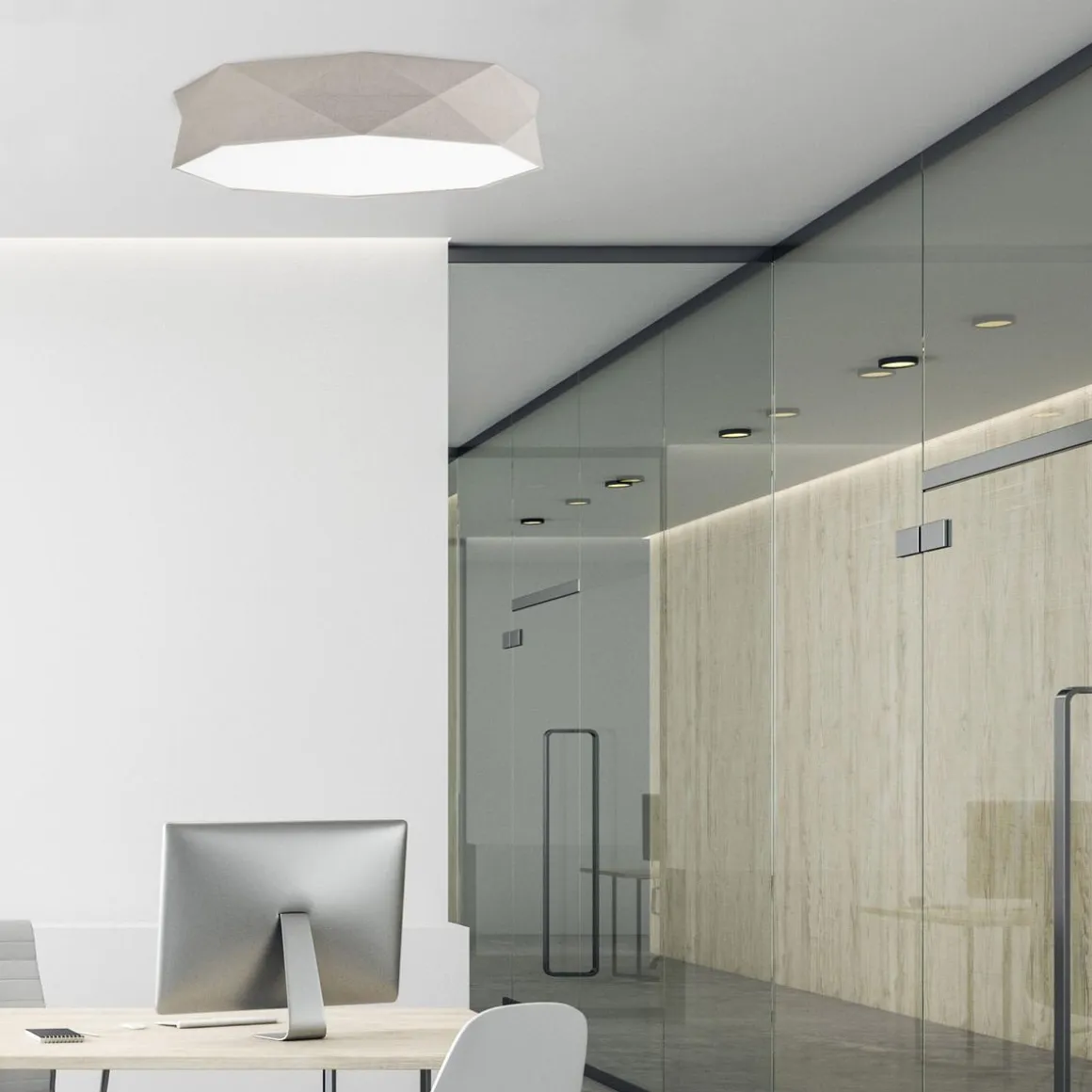 Kantoor taklampe 78 cm