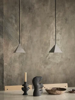 Kare taklampe Stål