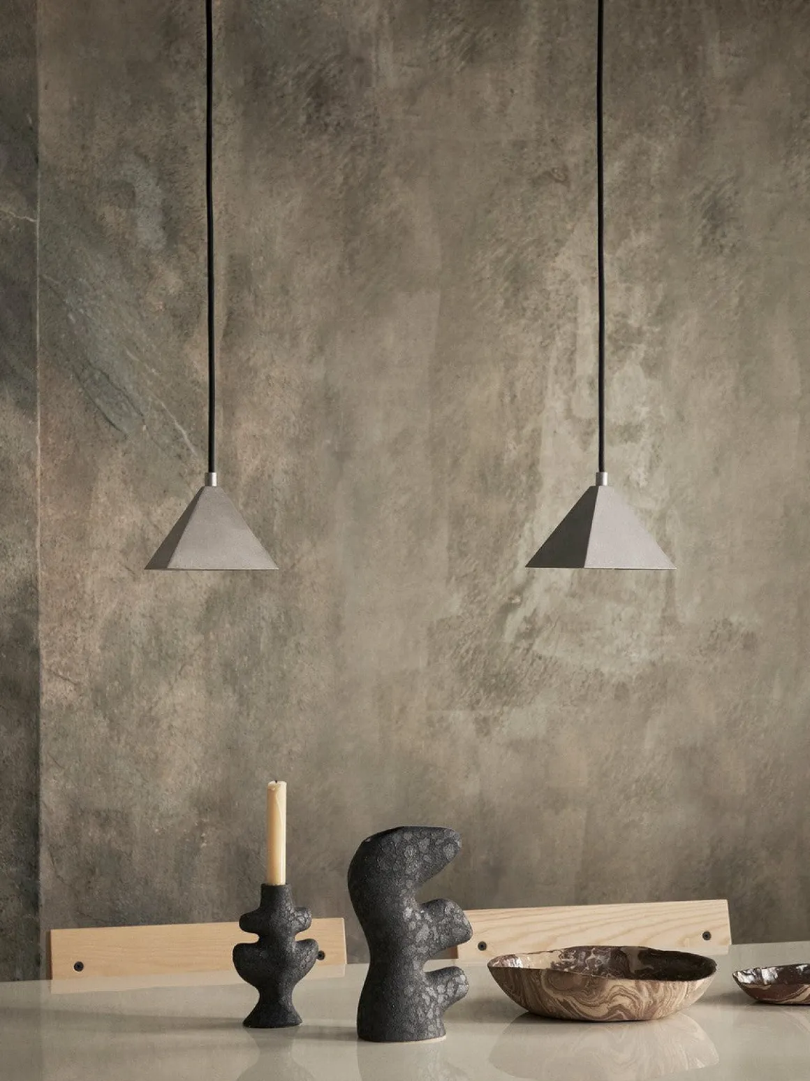 Kare taklampe Stål
