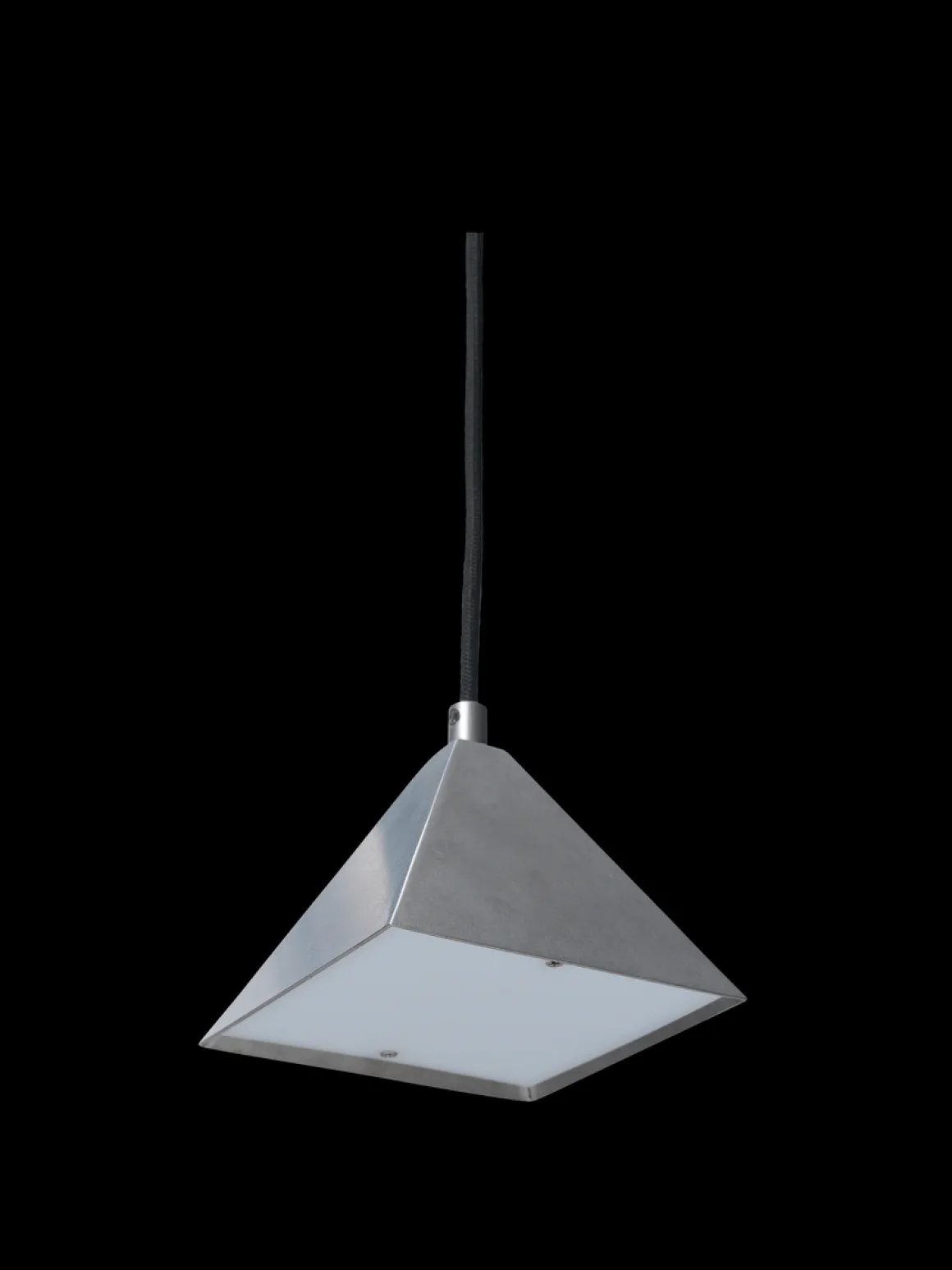 Kare taklampe Stål