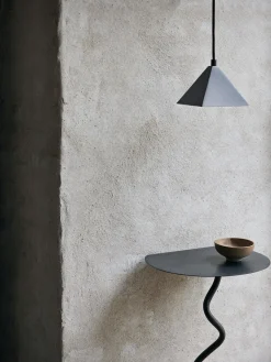 Kare taklampe Svart