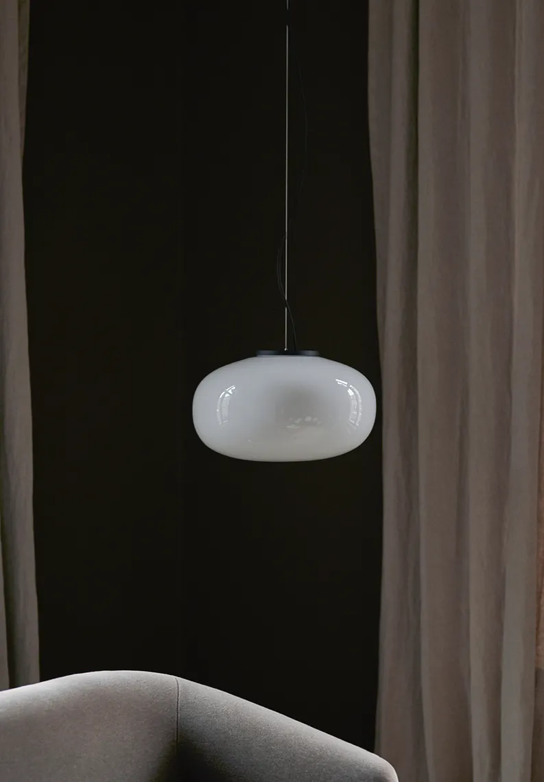 Karl-Johan takpendel - Small - Opal Glass