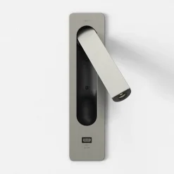 Keta vegglampe for innfelling 3,2W LED m/USB