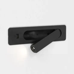 Keta vegglampe for innfelling 3,2W LED m/USB