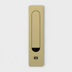 Keta vegglampe for innfelling 3,2W LED m/USB