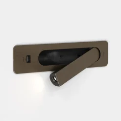 Keta vegglampe for innfelling 3,2W LED m/USB