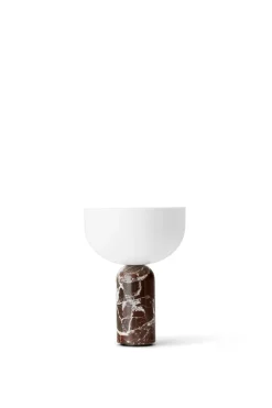 Kizu Portable bordlampe - Brun Marmor