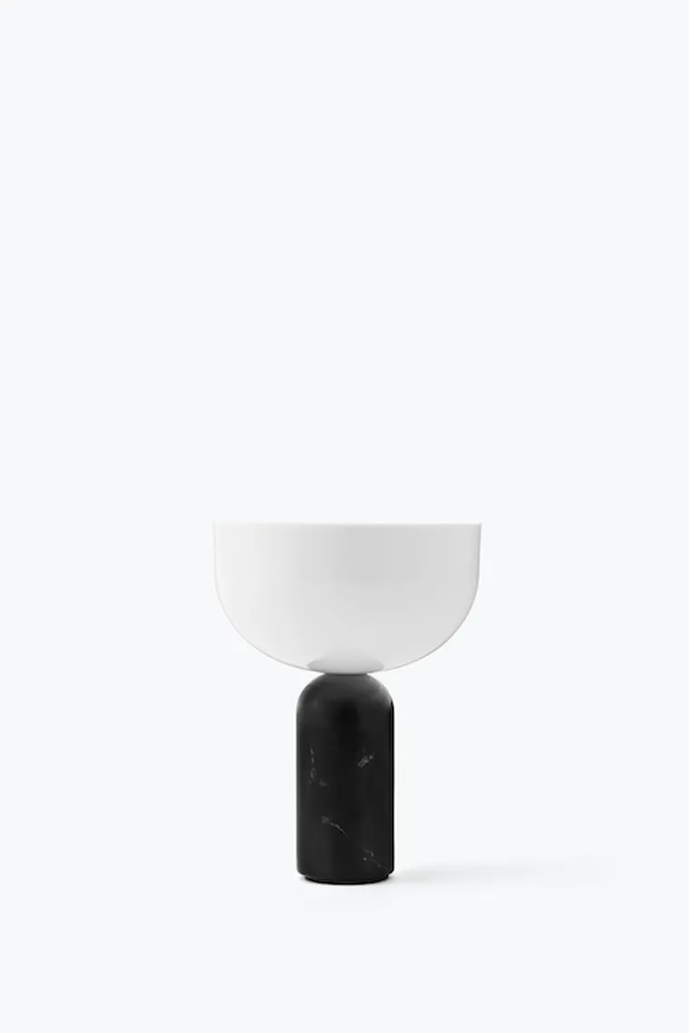 Kizu Portable bordlampe - Svart marmor