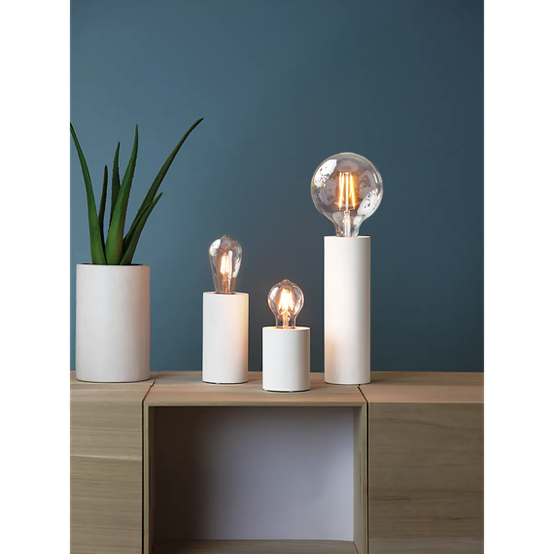 Klar Glob LED Filament 125mm