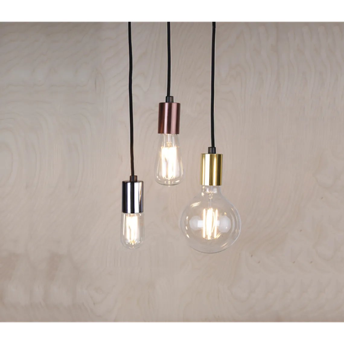 Klar Glob LED Filament 125mm