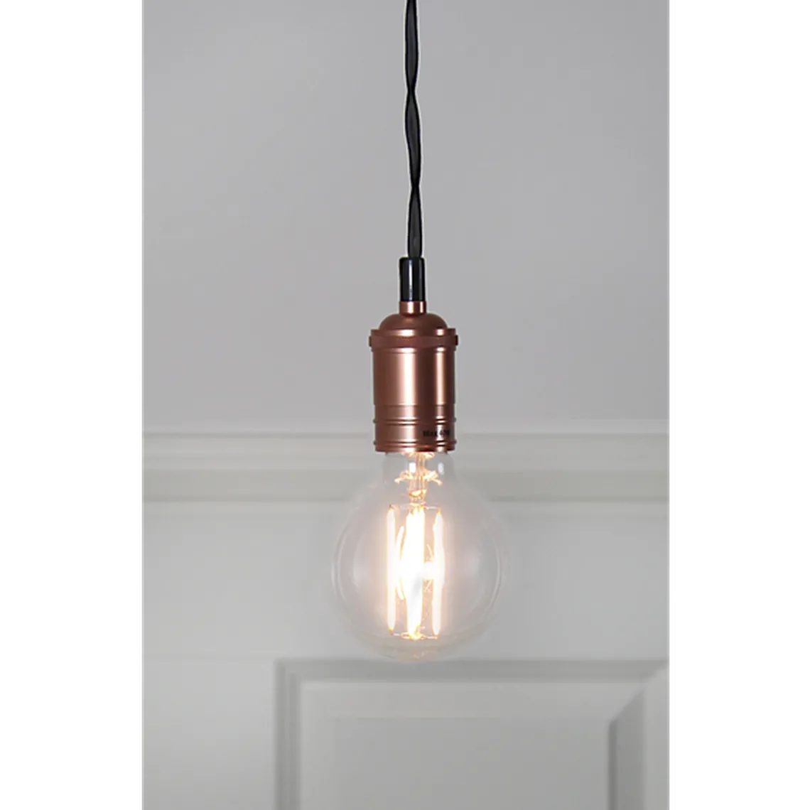 Klar Glob LED Filament 95mm