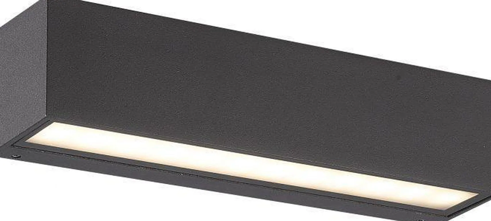 Kyoto 25 cm vegglampe ned - Antrasitt