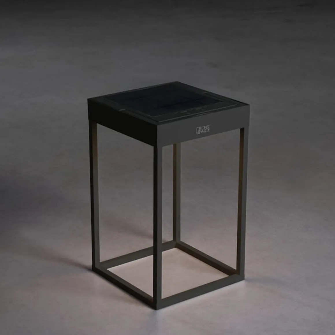 Lanterne Dimbar LED USB og Solcelle - Svart