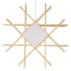Lea adventsstjerne 70 cm - Natur