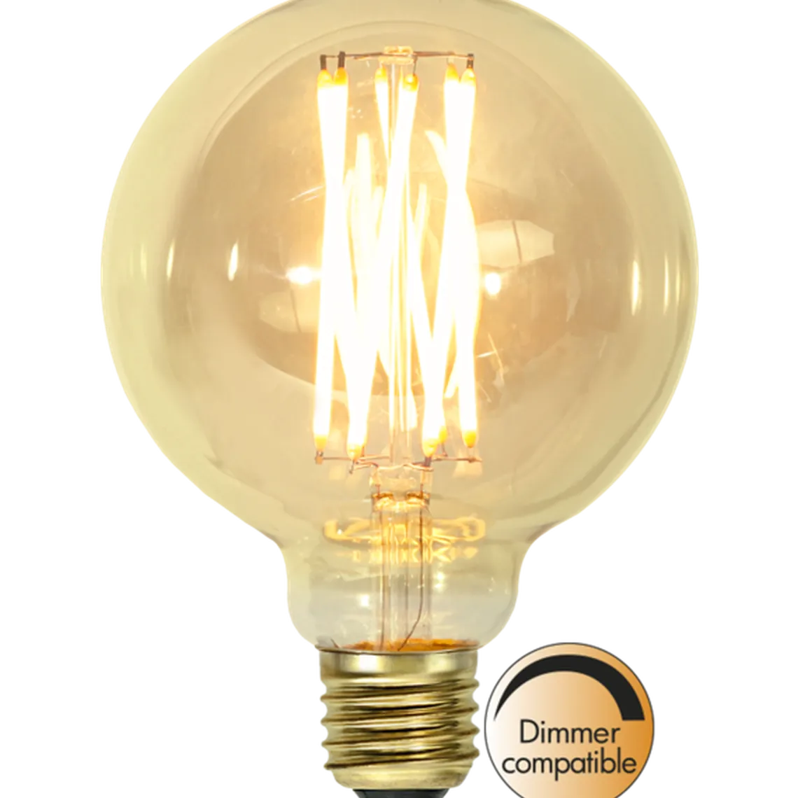 LED-pære 3,7W dimbar, Vintage Gold 95mm