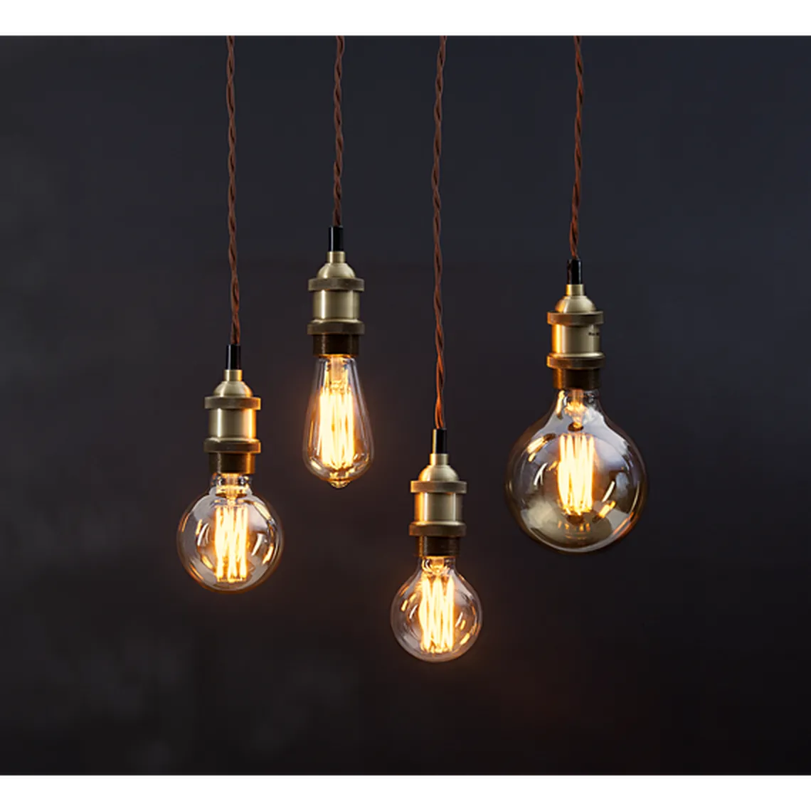 LED-pære 3,7W dimbar, Vintage Gold 95mm