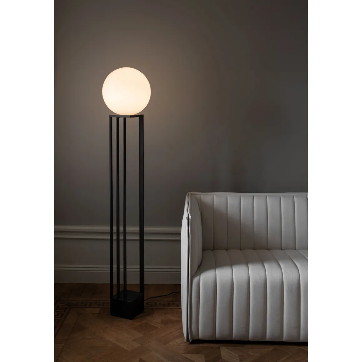 Liberia gulvlampe - Svart