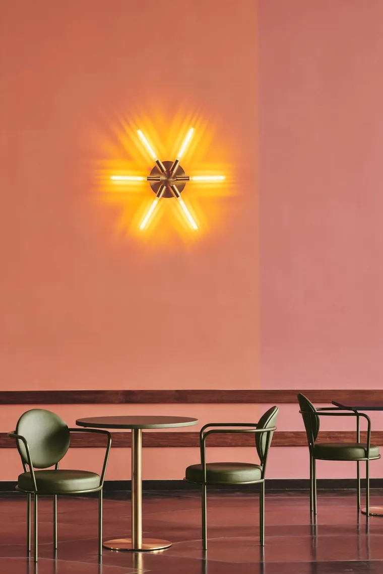 Liberty Star vegglampe - Messing