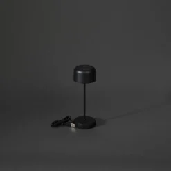 Lille mini bordlampe oppladbar utendørs IP54