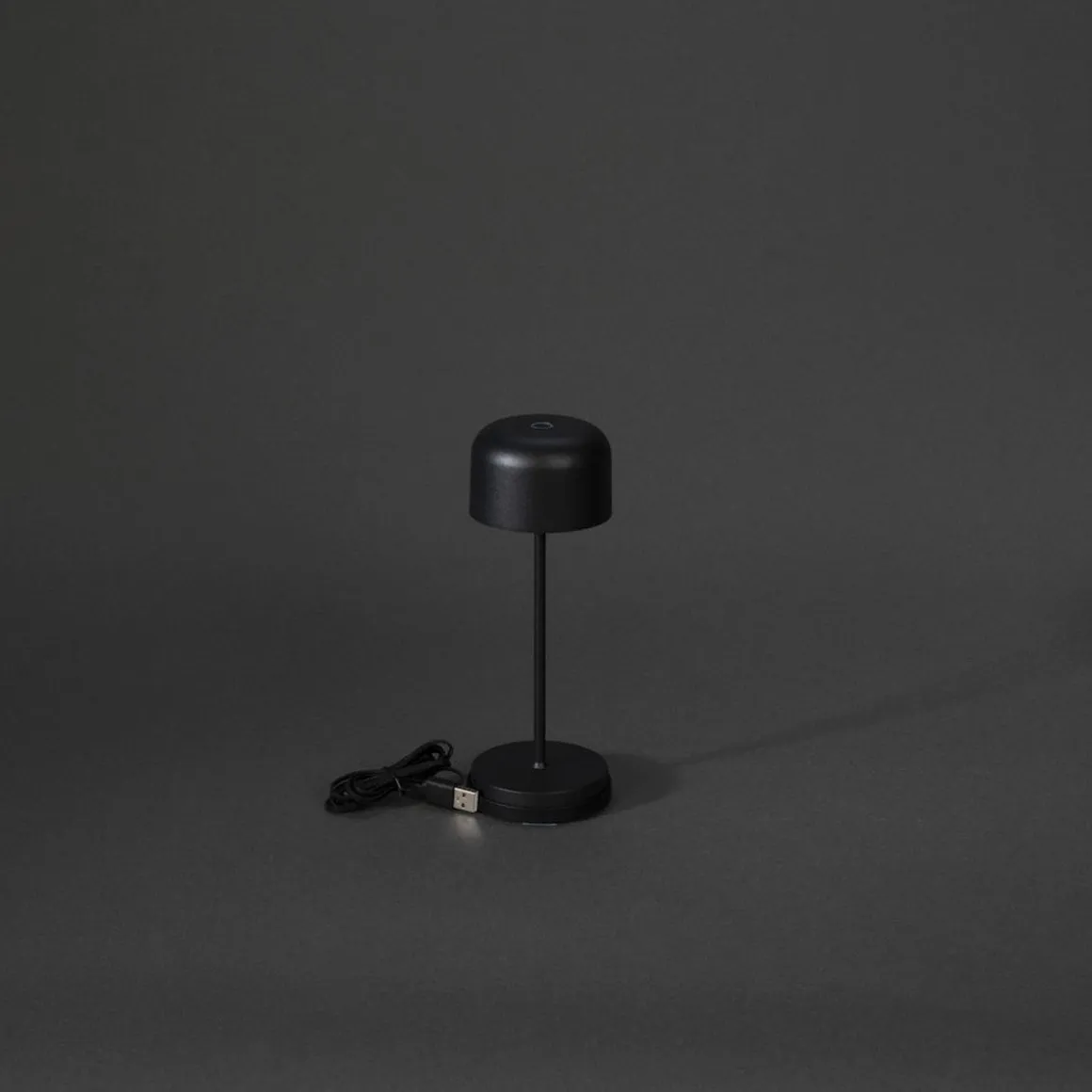 Lille mini bordlampe oppladbar utendørs IP54