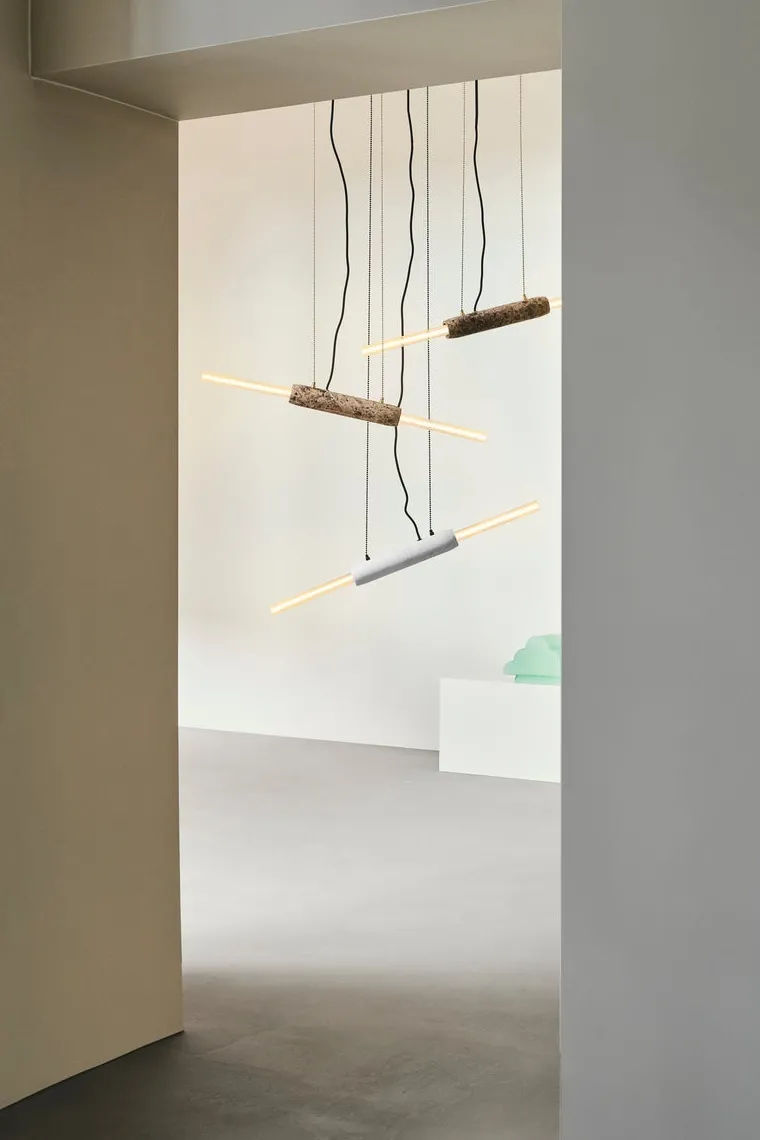 Limbo taklampe - Hvit marmor